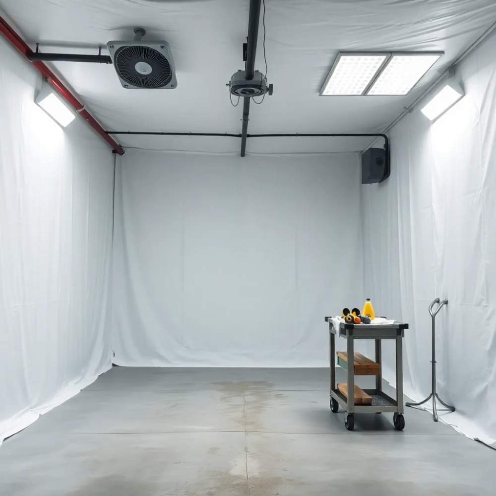 Jak przygotować garaż do lakierowania