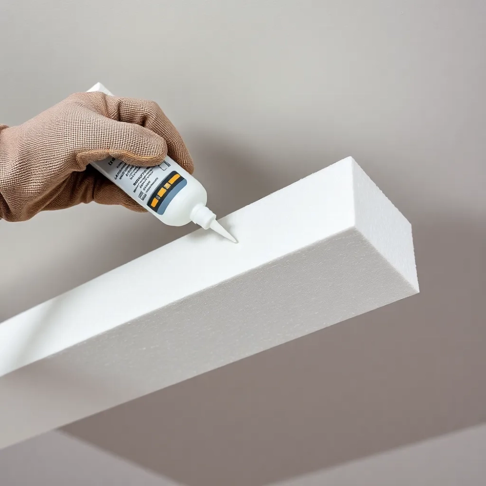 Jak przykleić styropian do sufitu