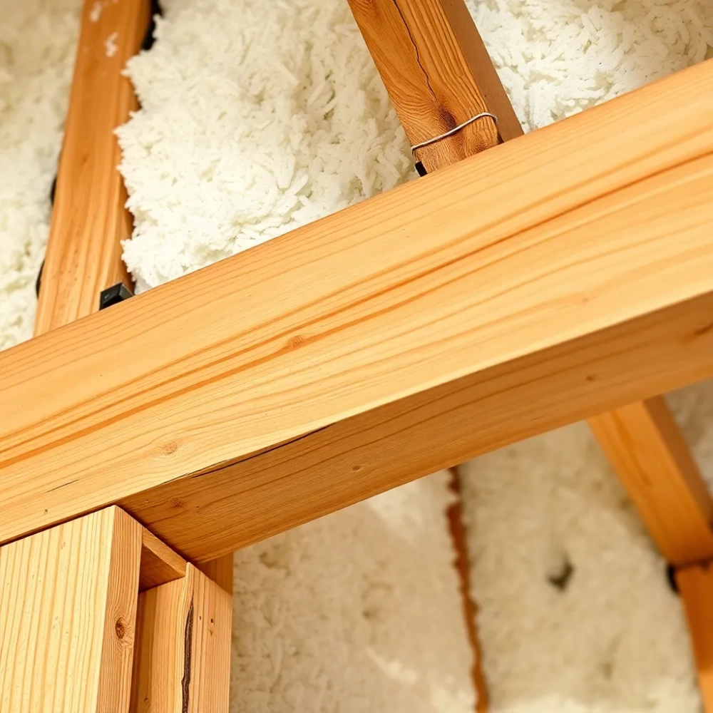 Jak przymocować belkę drewniana do ściany ocieplonej styropianem