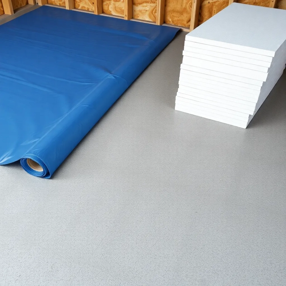 Jak układać folię pod styropian