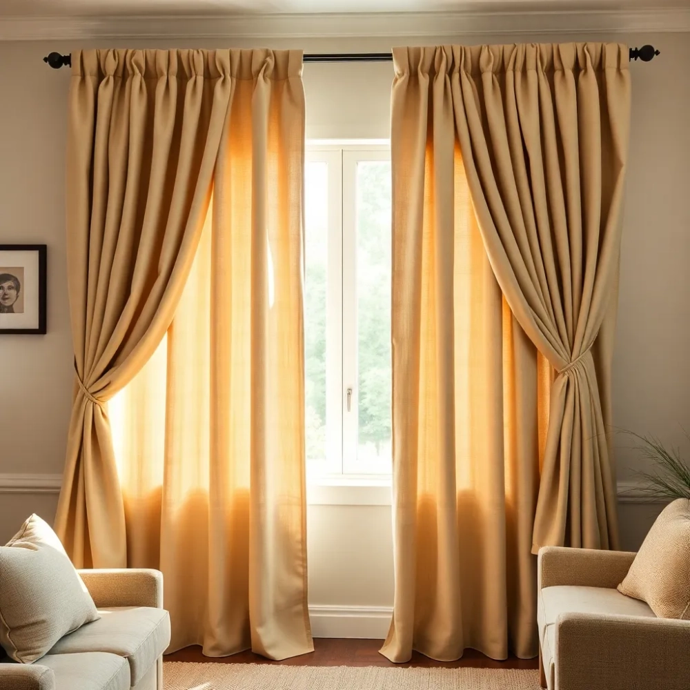 Jak upiąć zasłony w salonie