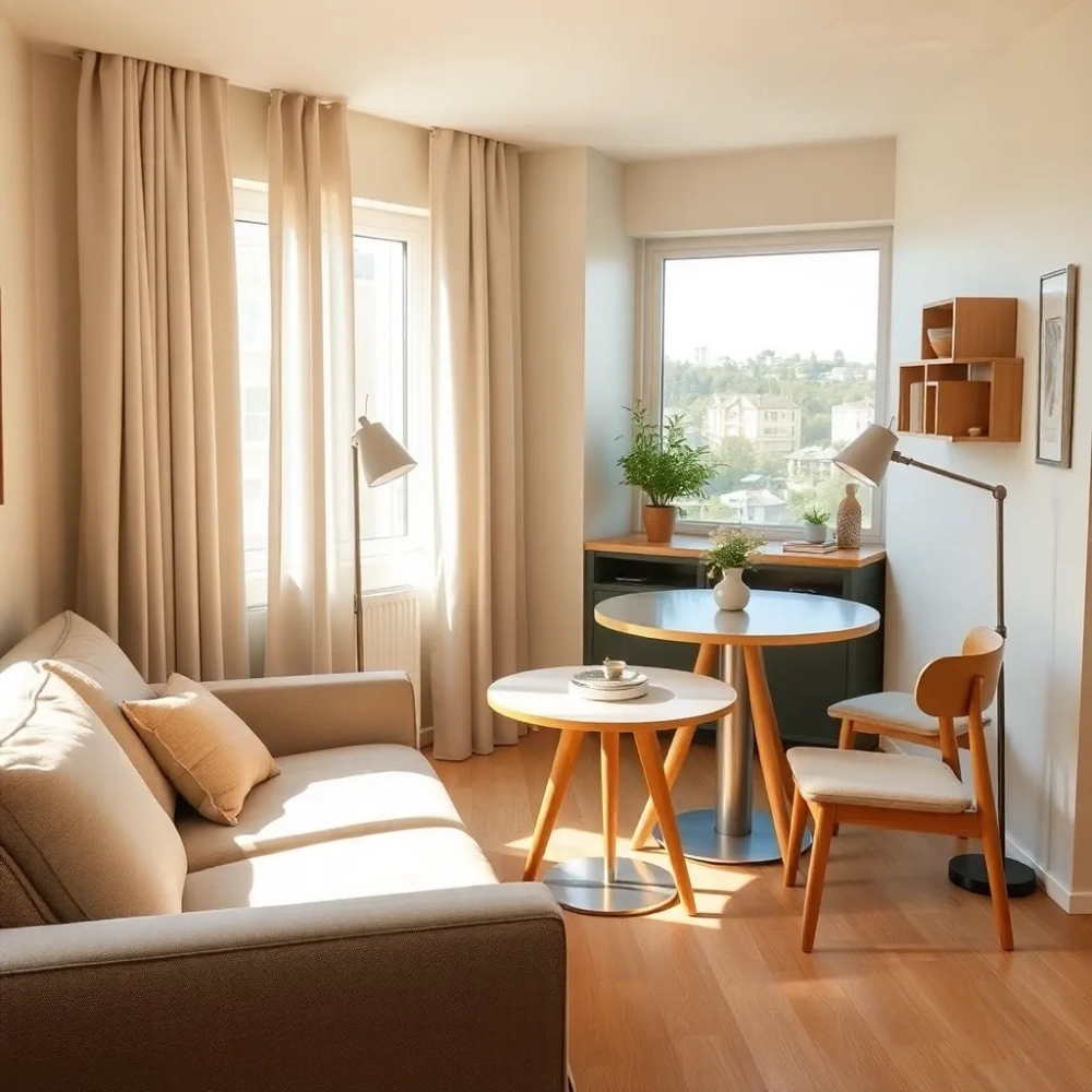 Jak urządzić mały salon z jadalnią