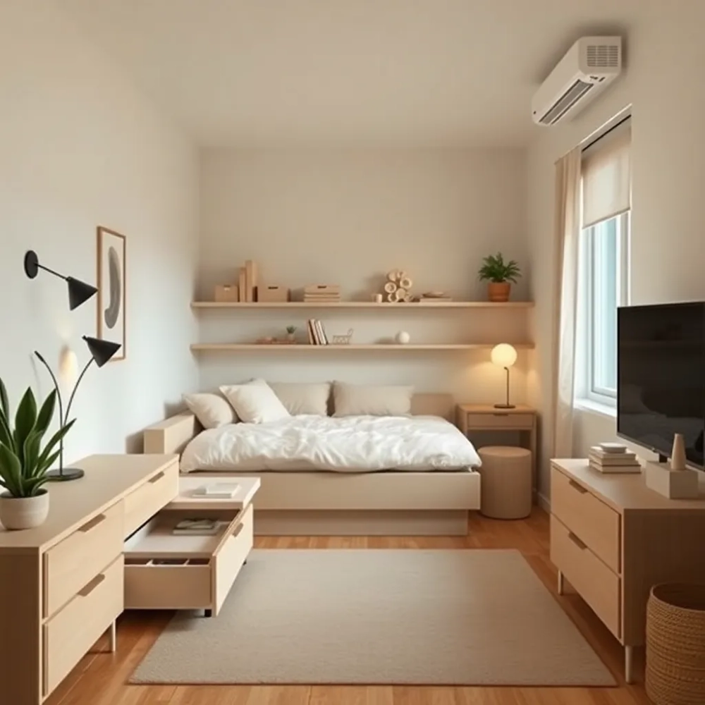 Jak urządzić mały salon z miejscem do spania