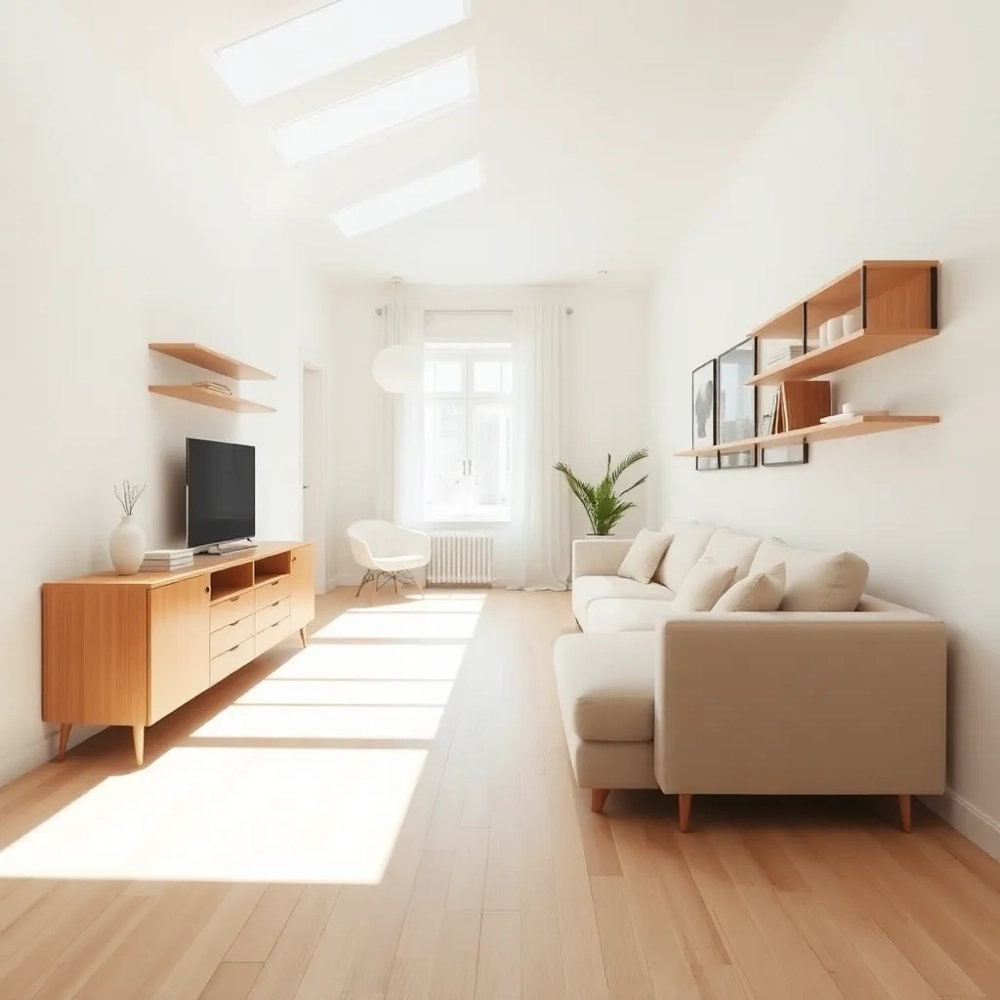 Jak urządzić wąski pokój Inspiracje