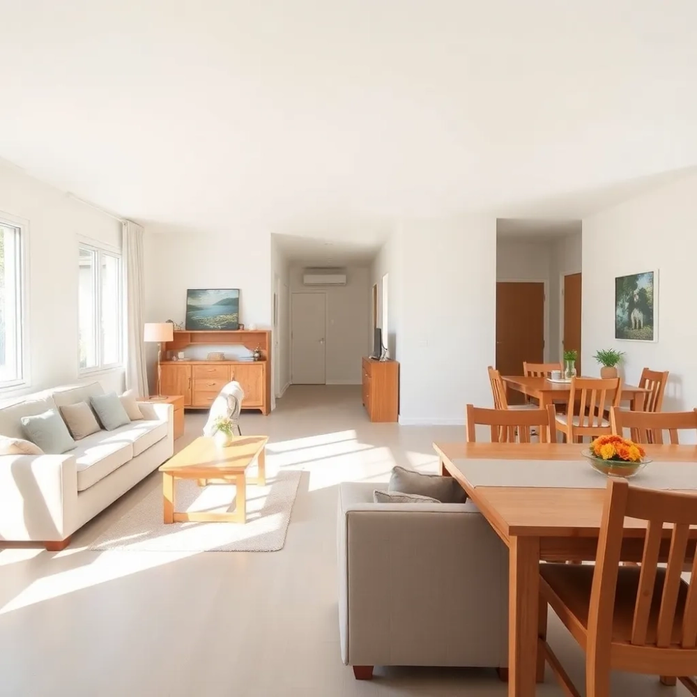 Jak ustawić meble w salonie z jadalnią