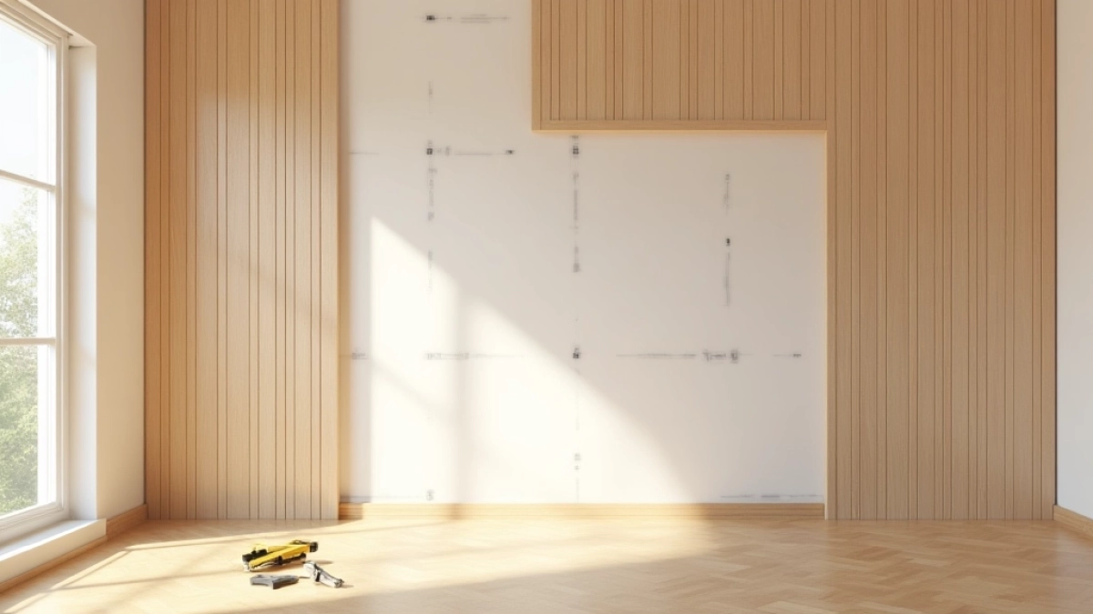 Jak zamontować lamele od podłogi do sufitu