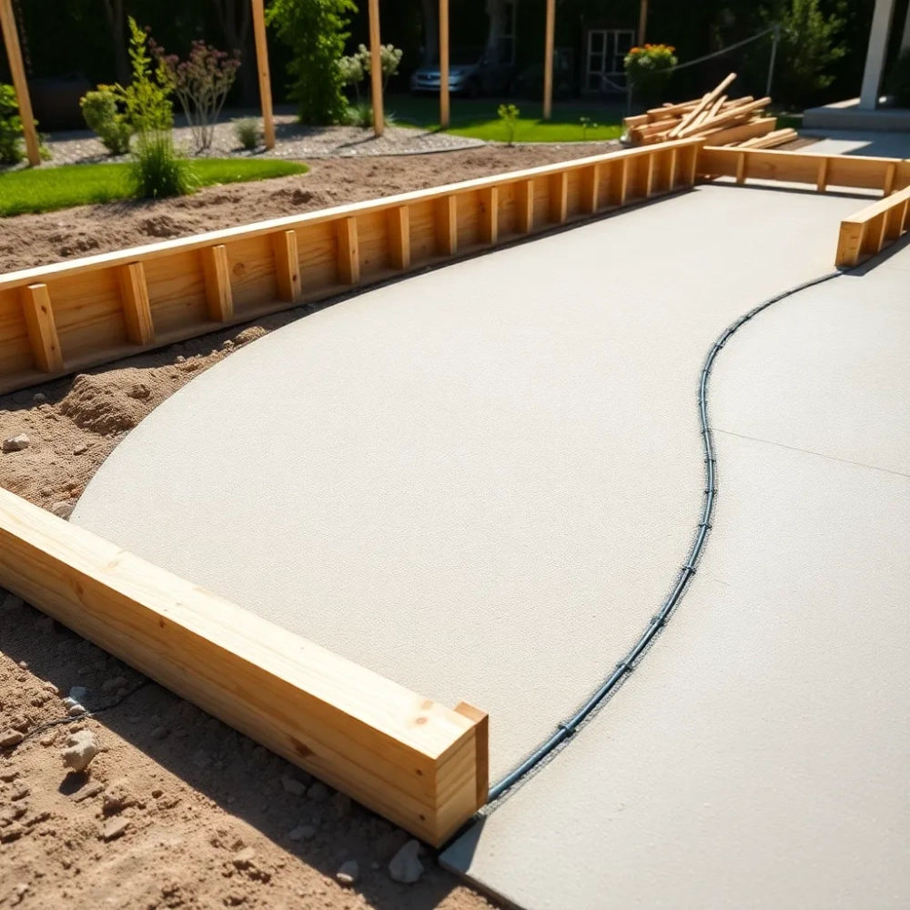 Jak zrobić podjazd do garażu z betonu