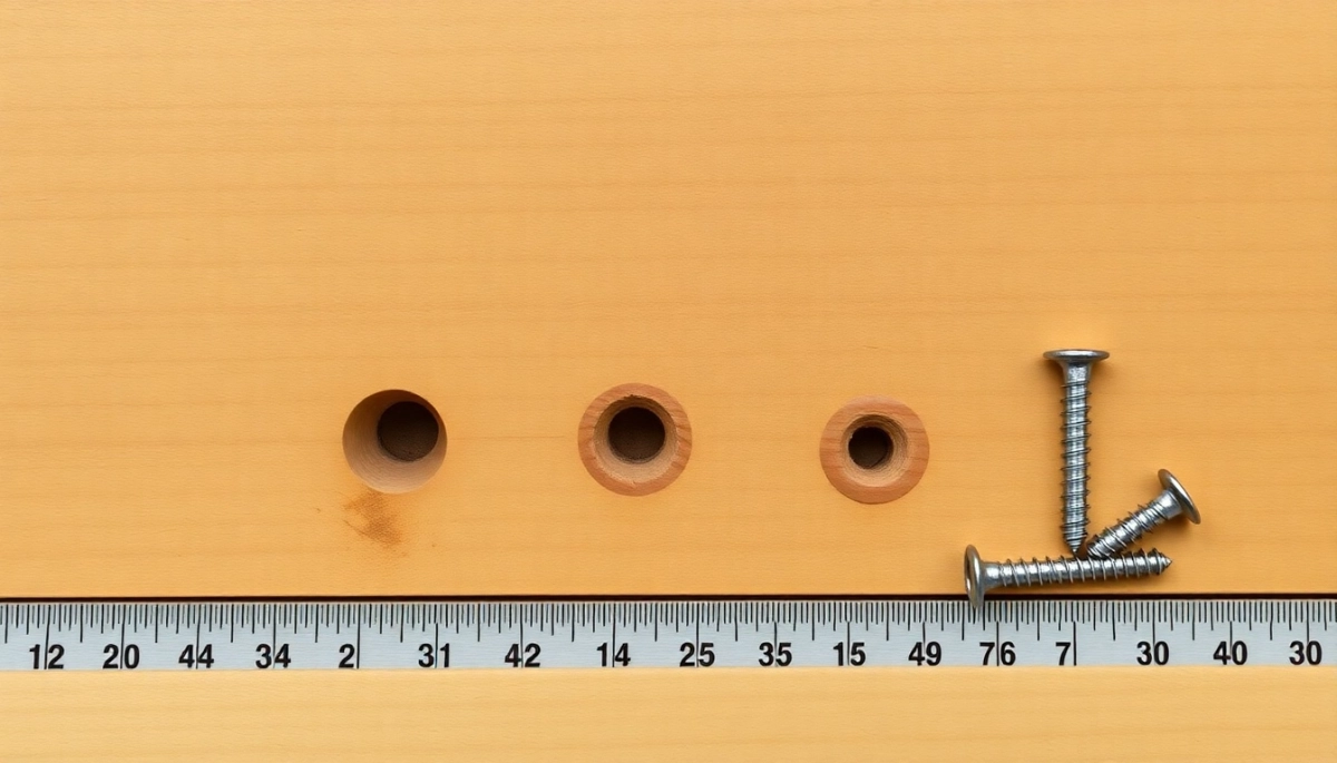 Jaki otwór pod wkręt do drewna