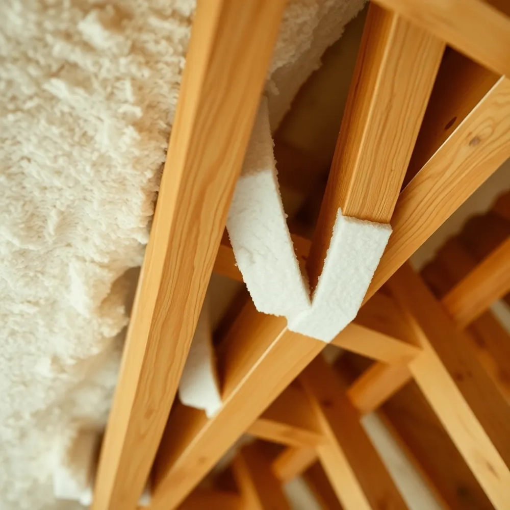 Jaki styropian między krokwie