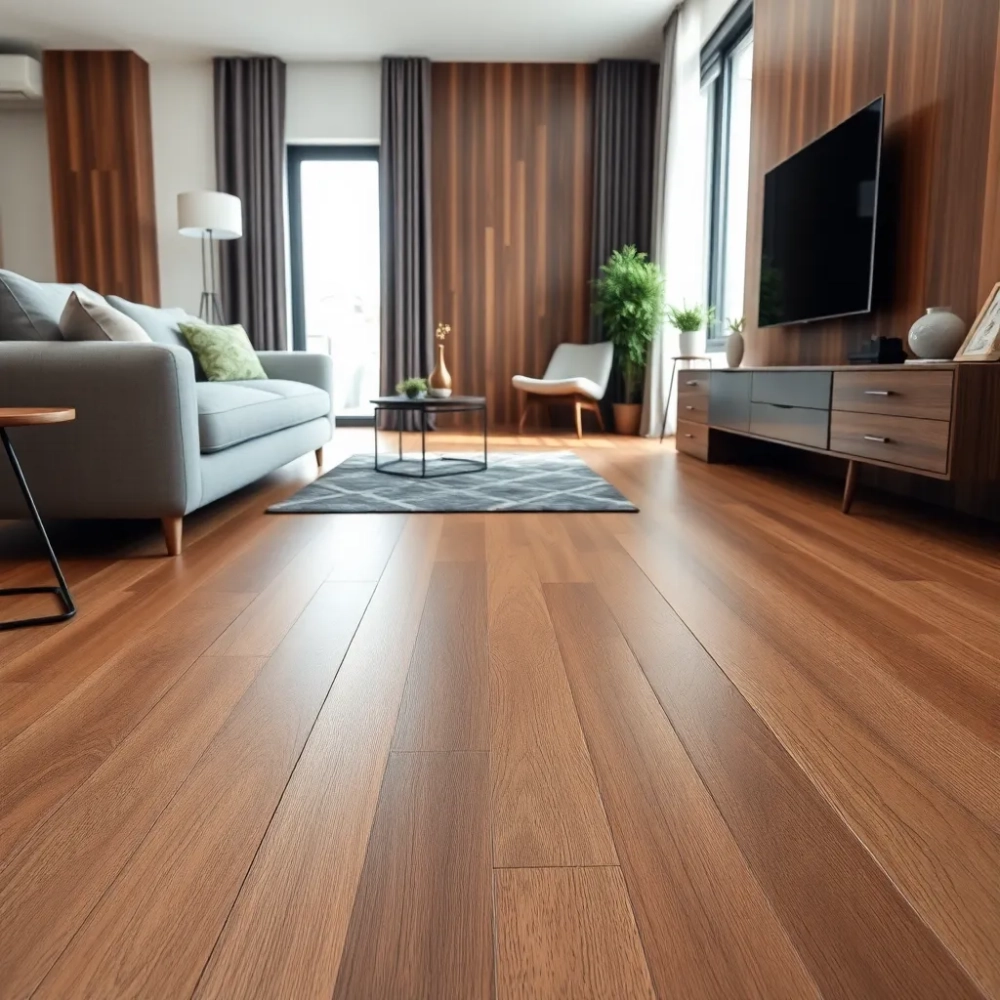 Jakie płytki drewnopodobne do salonu