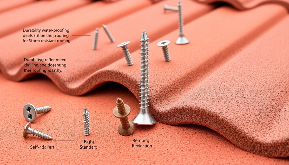 Jakie wkręty do dachówki