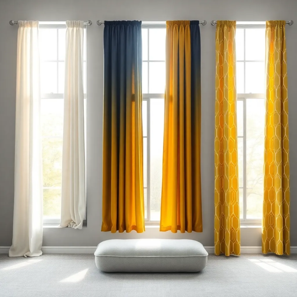 Jakie zasłony do szarego salonu