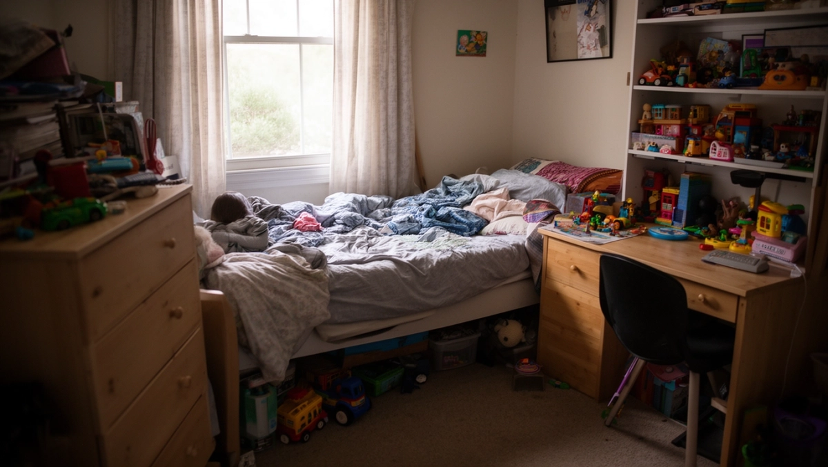 Jedno łóżko dla dwójki dzieci