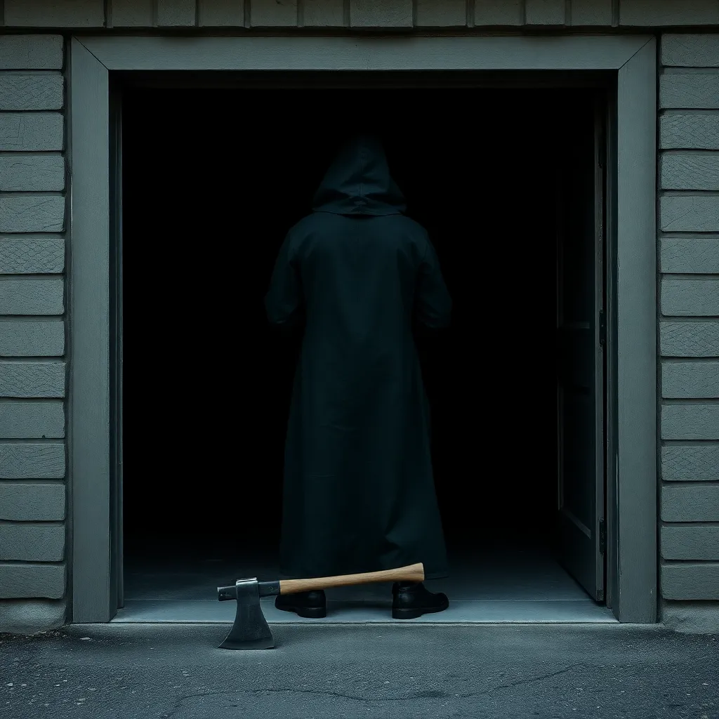 Kątownik w progu garażu