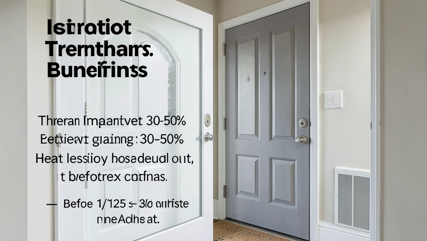 Korzyści ocieplenia drzwi wejściowych