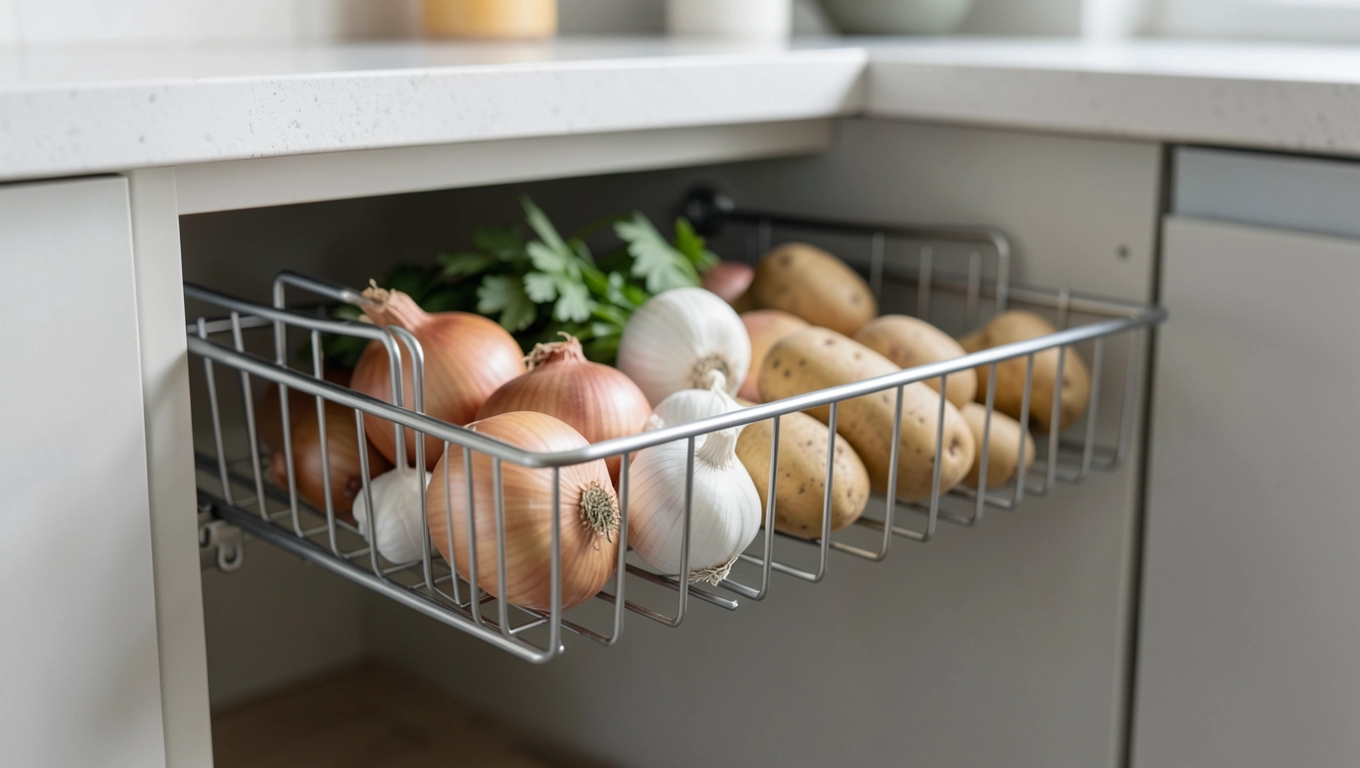 Kosze wysuwane na prowadnicach