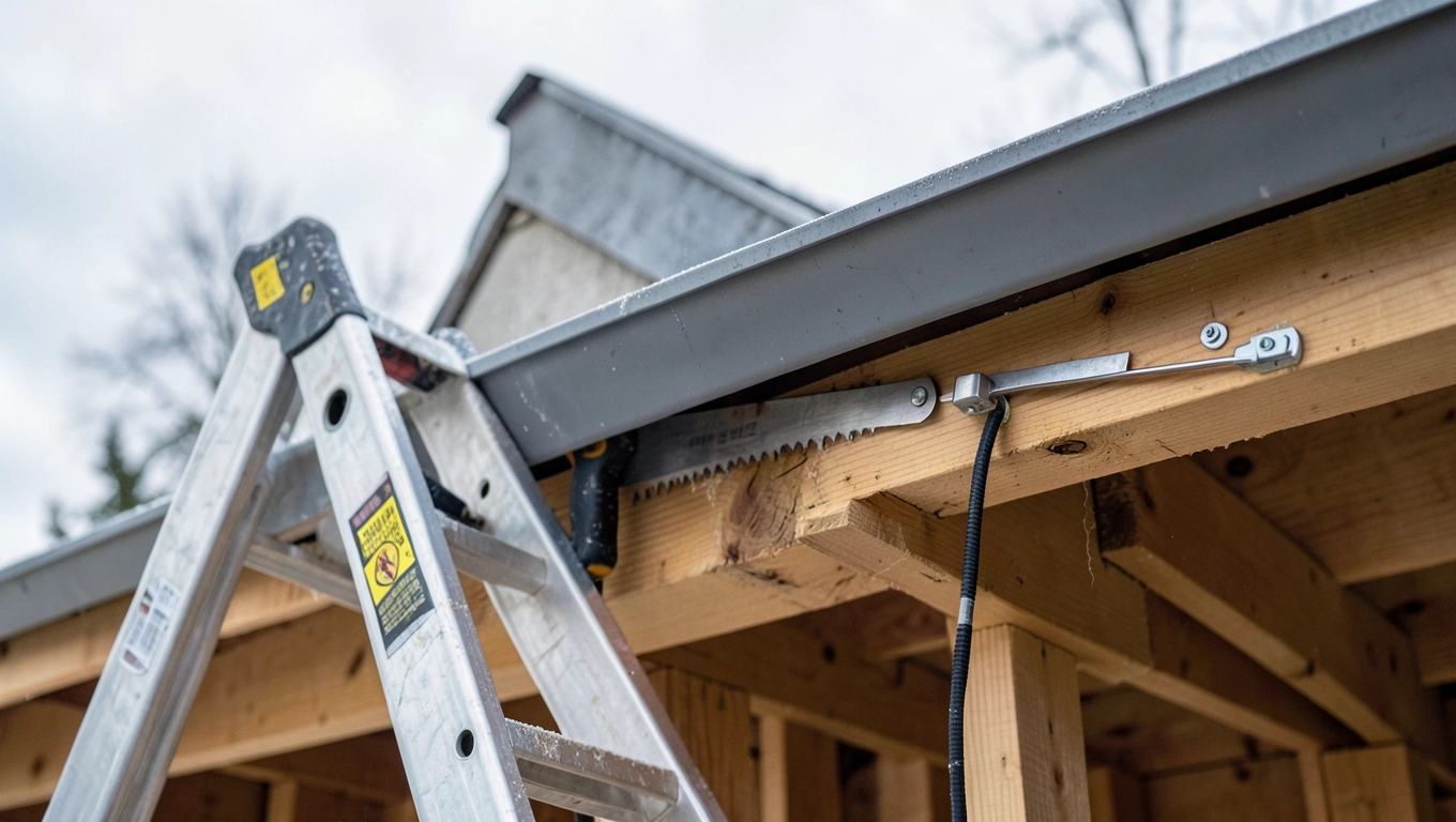 Koszt robocizny montażu podbitki dachowej