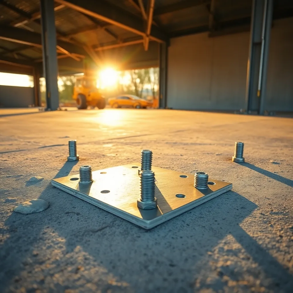 Kotwiczenie garażu do betonu