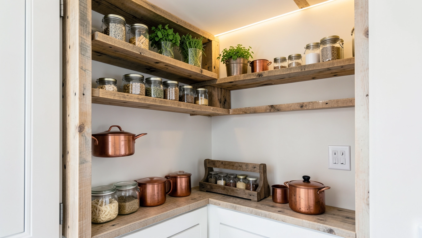 kuchnia ze spiżarnią aranżacje