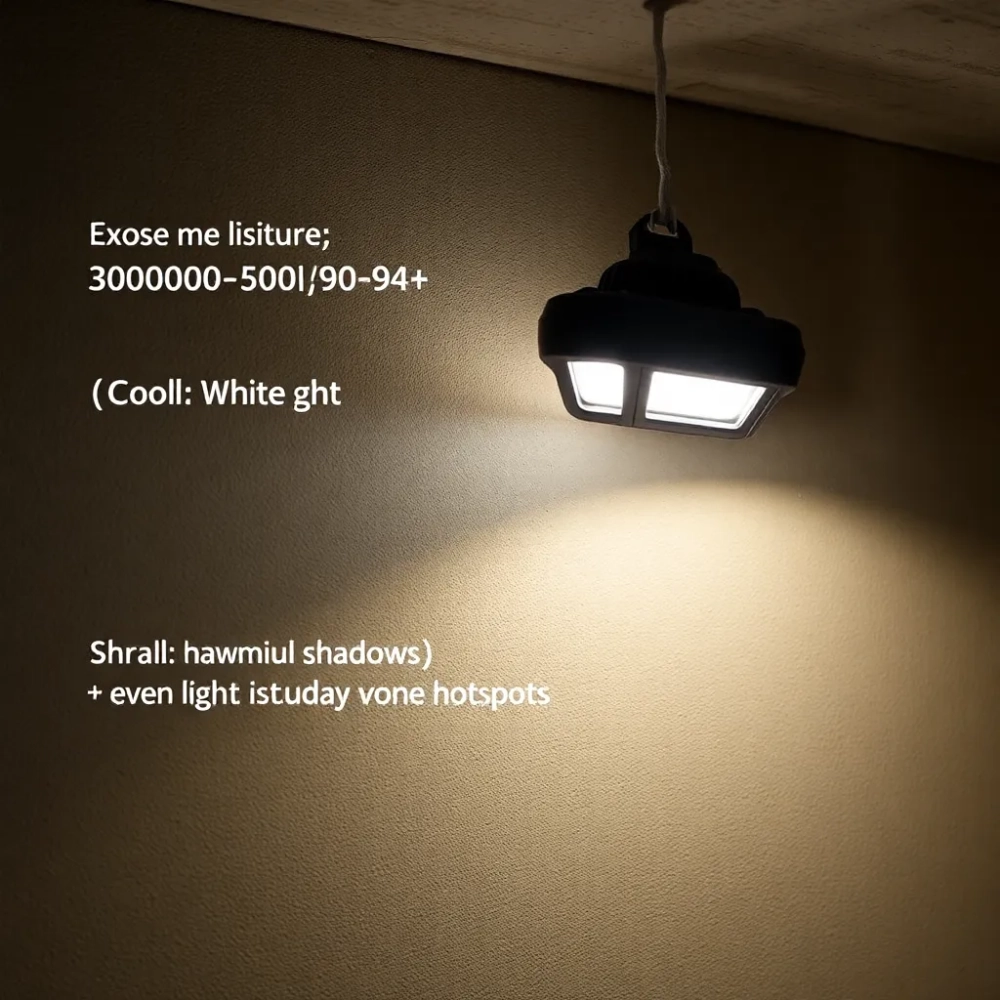 Lampa LED na baterie do piwnicy