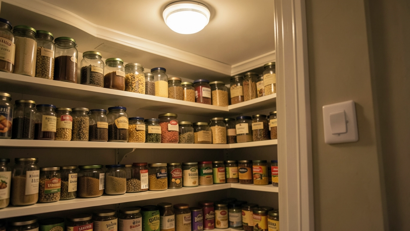 Lampy z czujnikiem do spiżarni