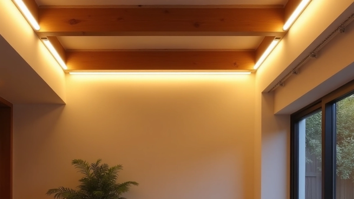 Ledy na suficie bez podwieszanego sufitu