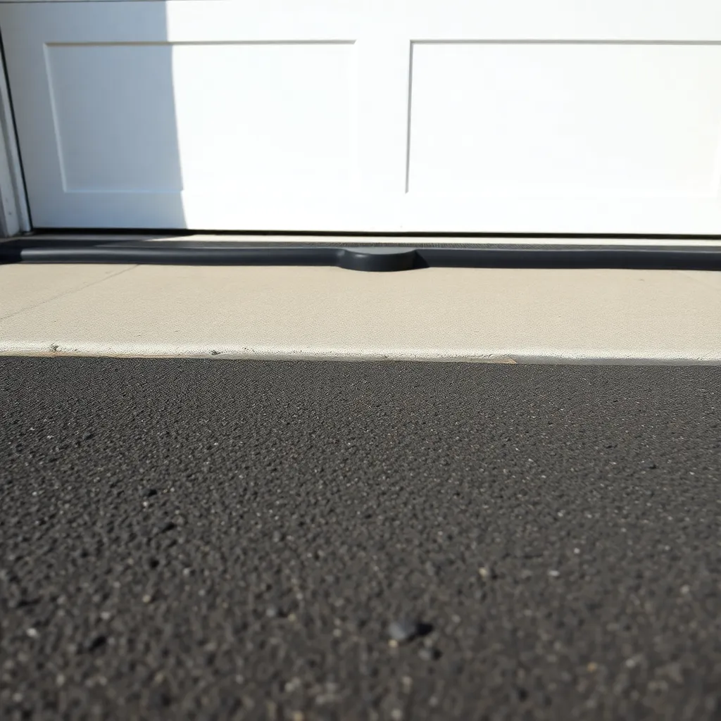 Listwa progowa garażowa wjazdowa