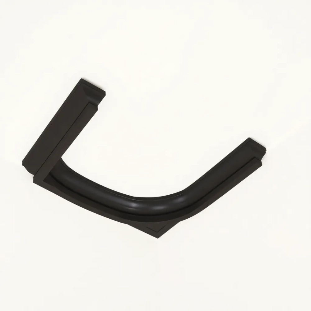 Listwa przysufitowa czarna styropianowa