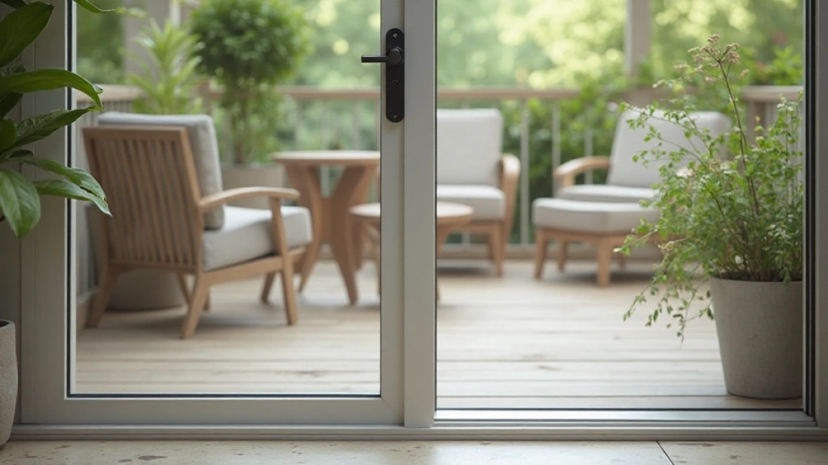 Magnes do drzwi balkonowych bez wiercenia