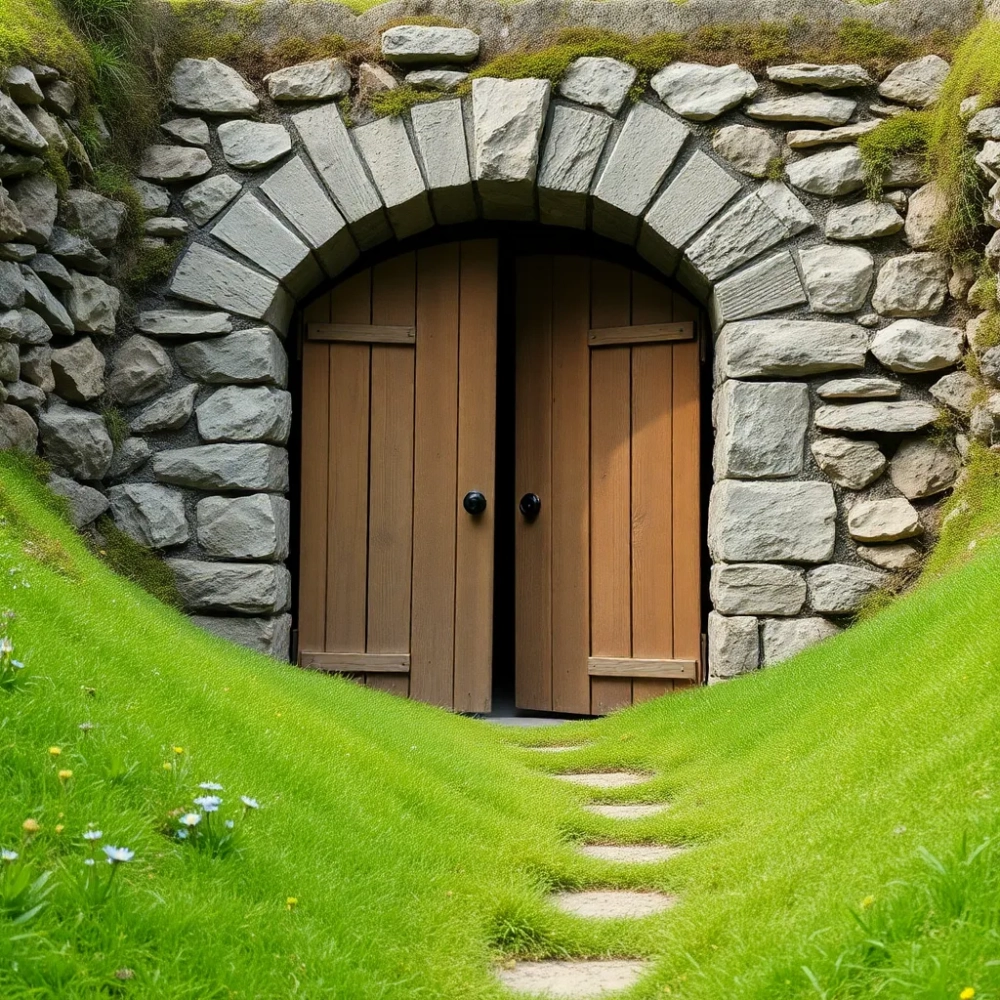 Mała piwniczka ogrodowa