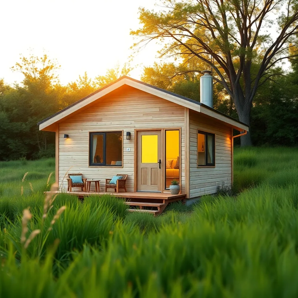 Mały dom z piwnicą