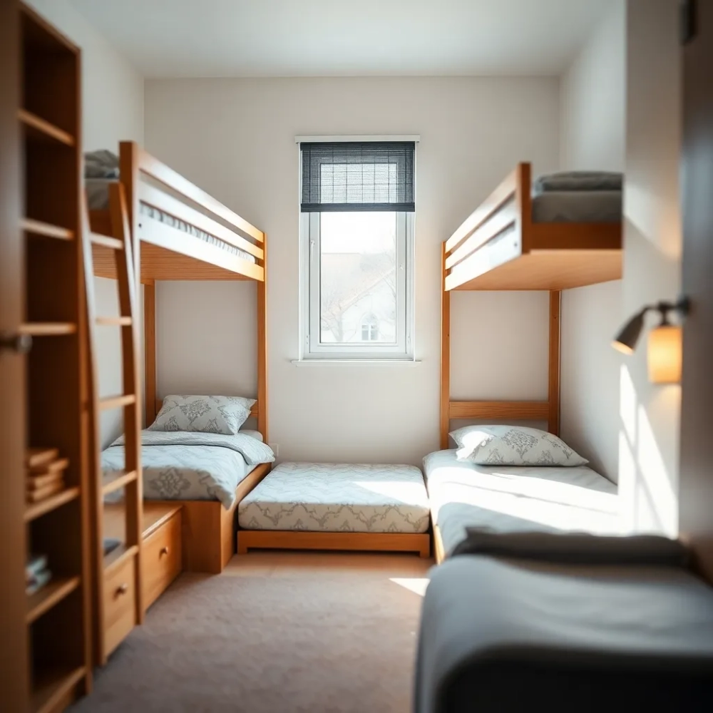 Mały pokój dla 3 dzieci