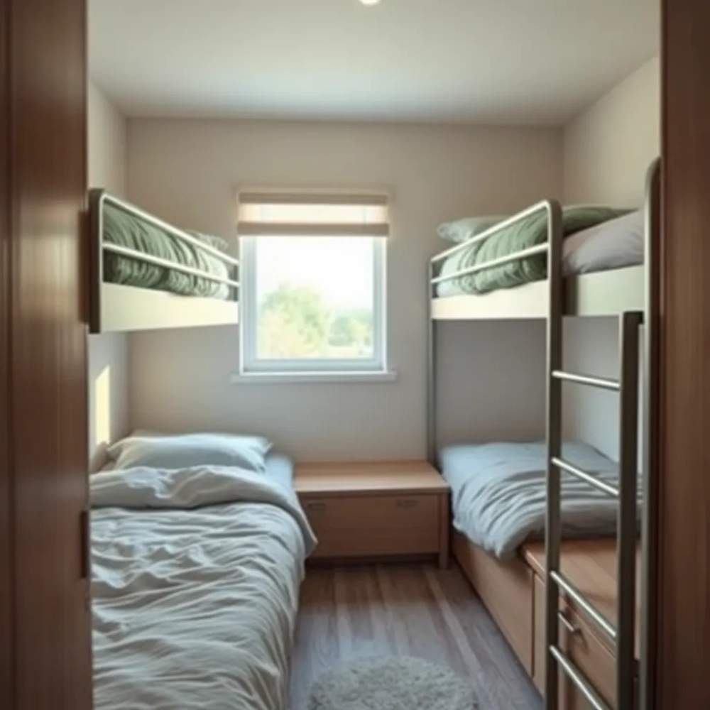 Mały pokój dla chłopca i dziewczynki