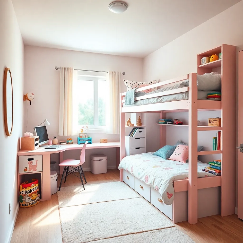 Mały pokój dla dziewczynki