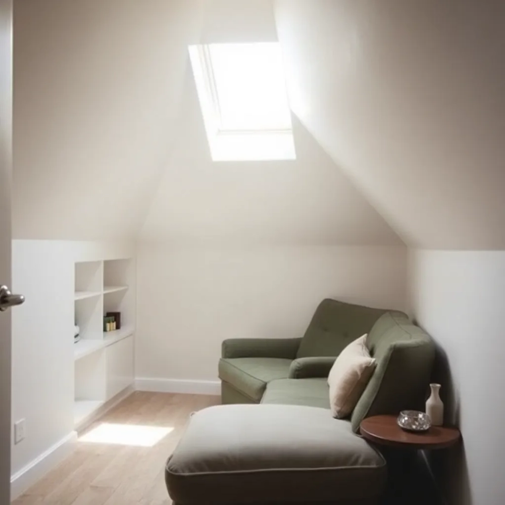 Mały pokój na poddaszu