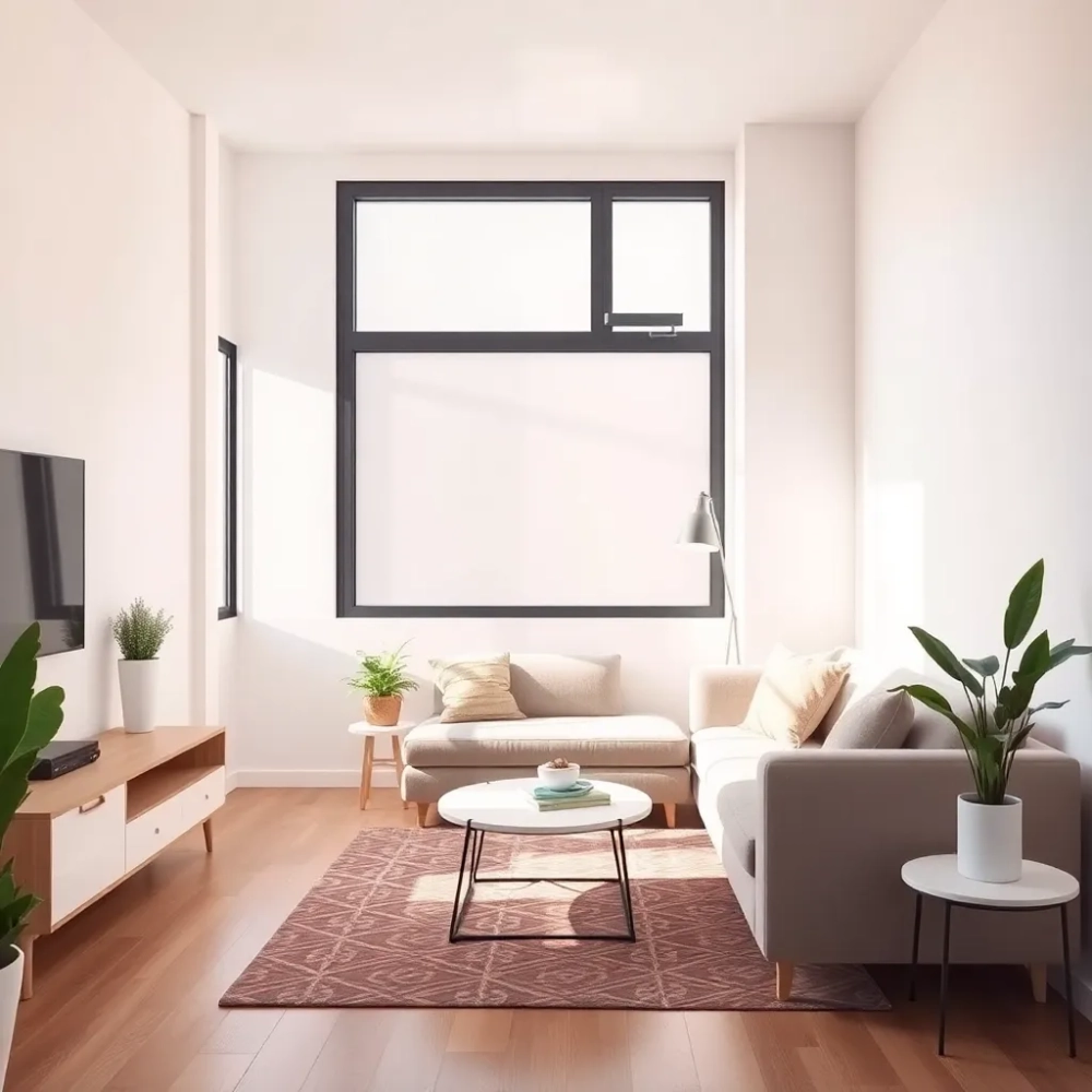 Mały salon w bloku inspiracje