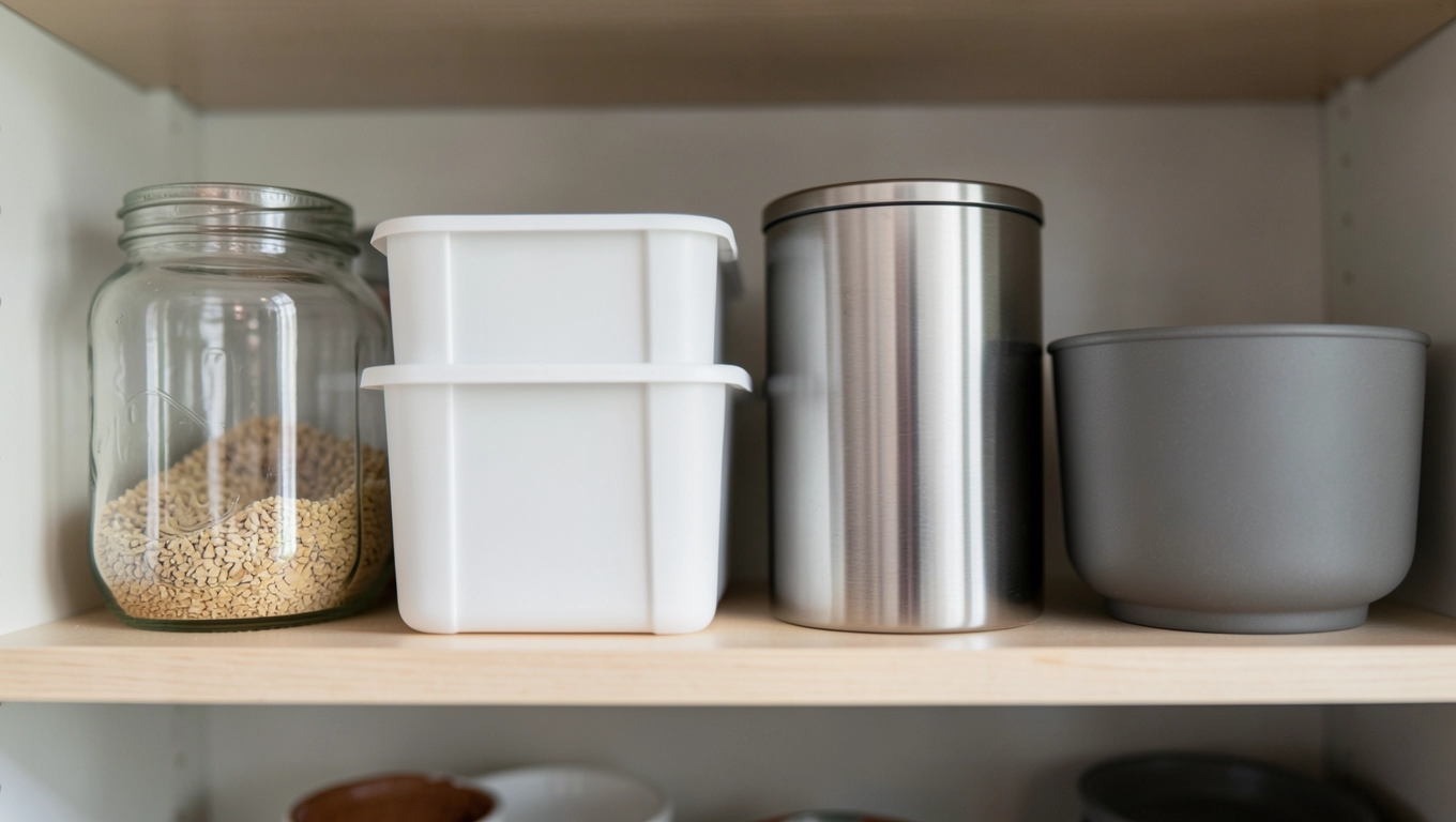 Materiały pojemników do spiżarni