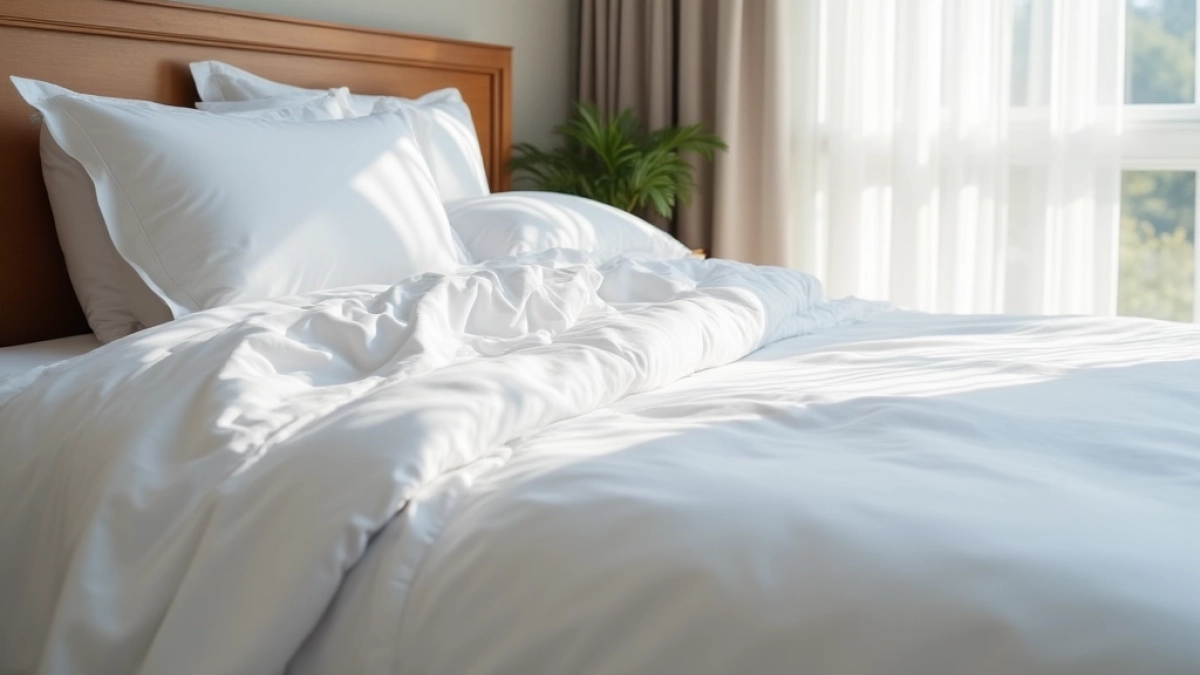 Metody ścielenia łóżka w hotelu