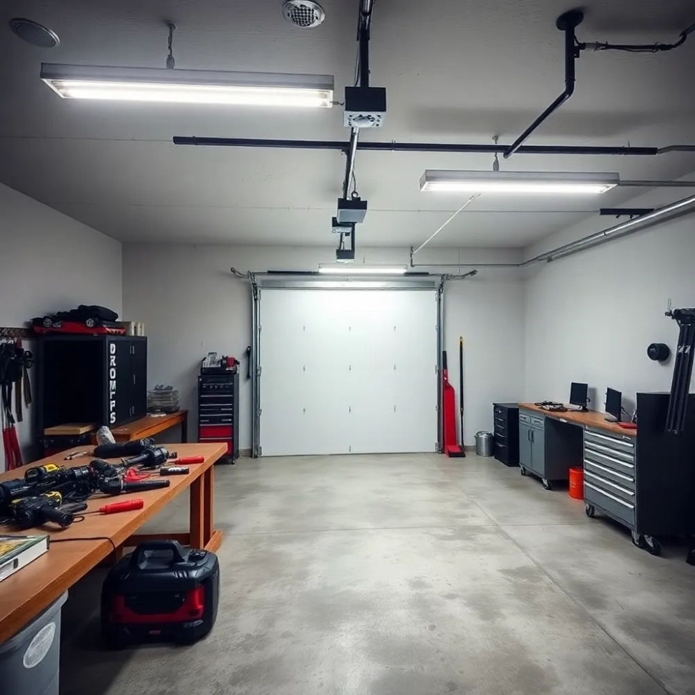 Mocne lampy ledowe do garażu