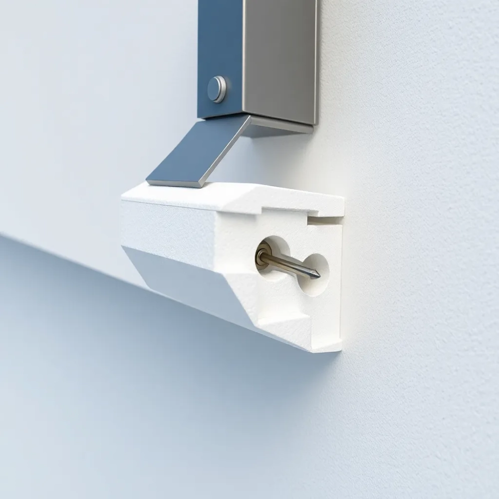 Mocowanie do elewacji ocieplonej styropianem