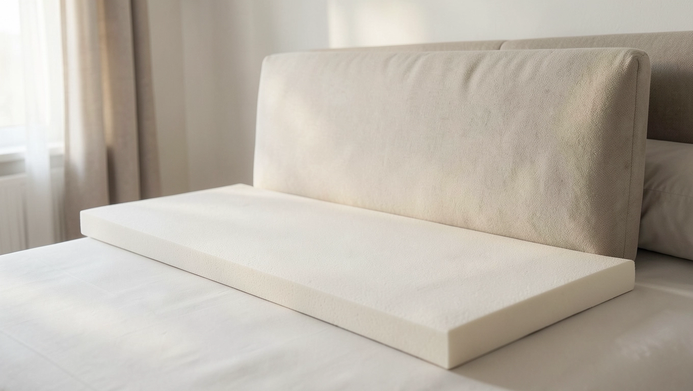 Mocowanie gąbki na łóżku do sypialni