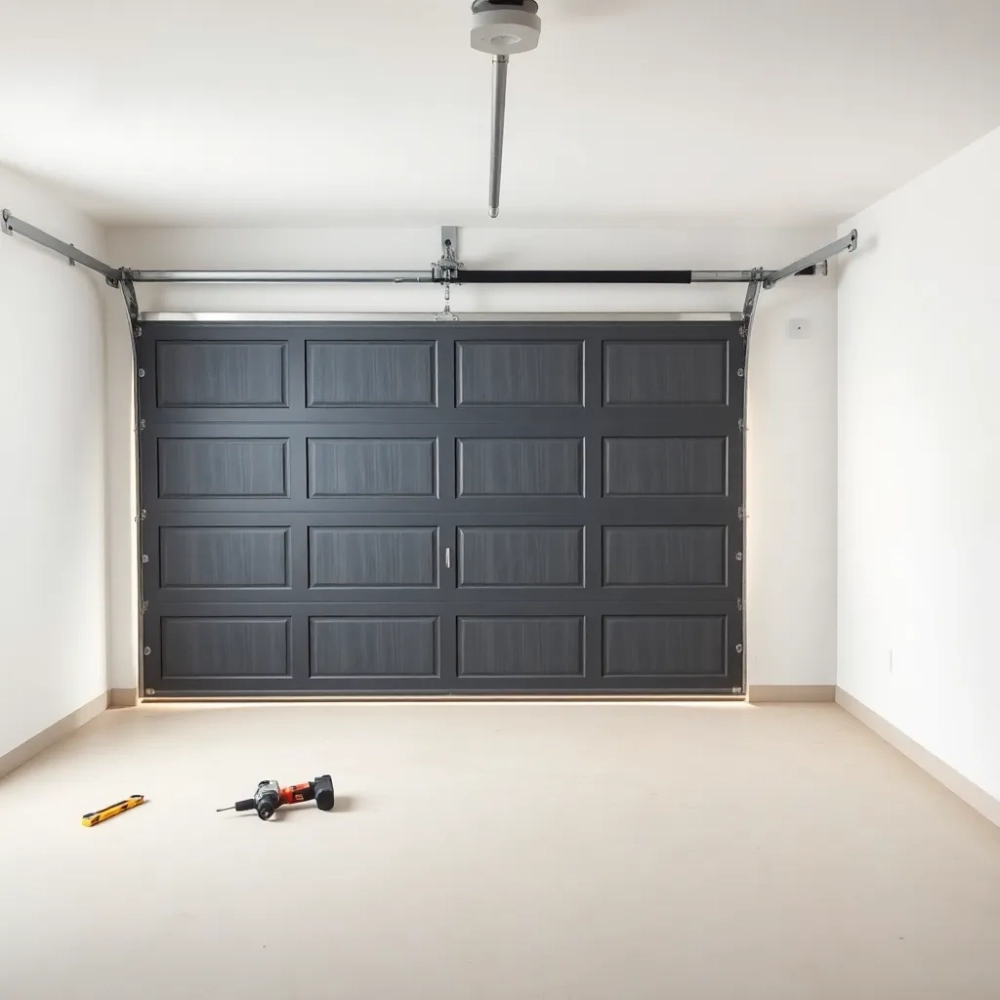 Montaż bramy garażowej panelowej