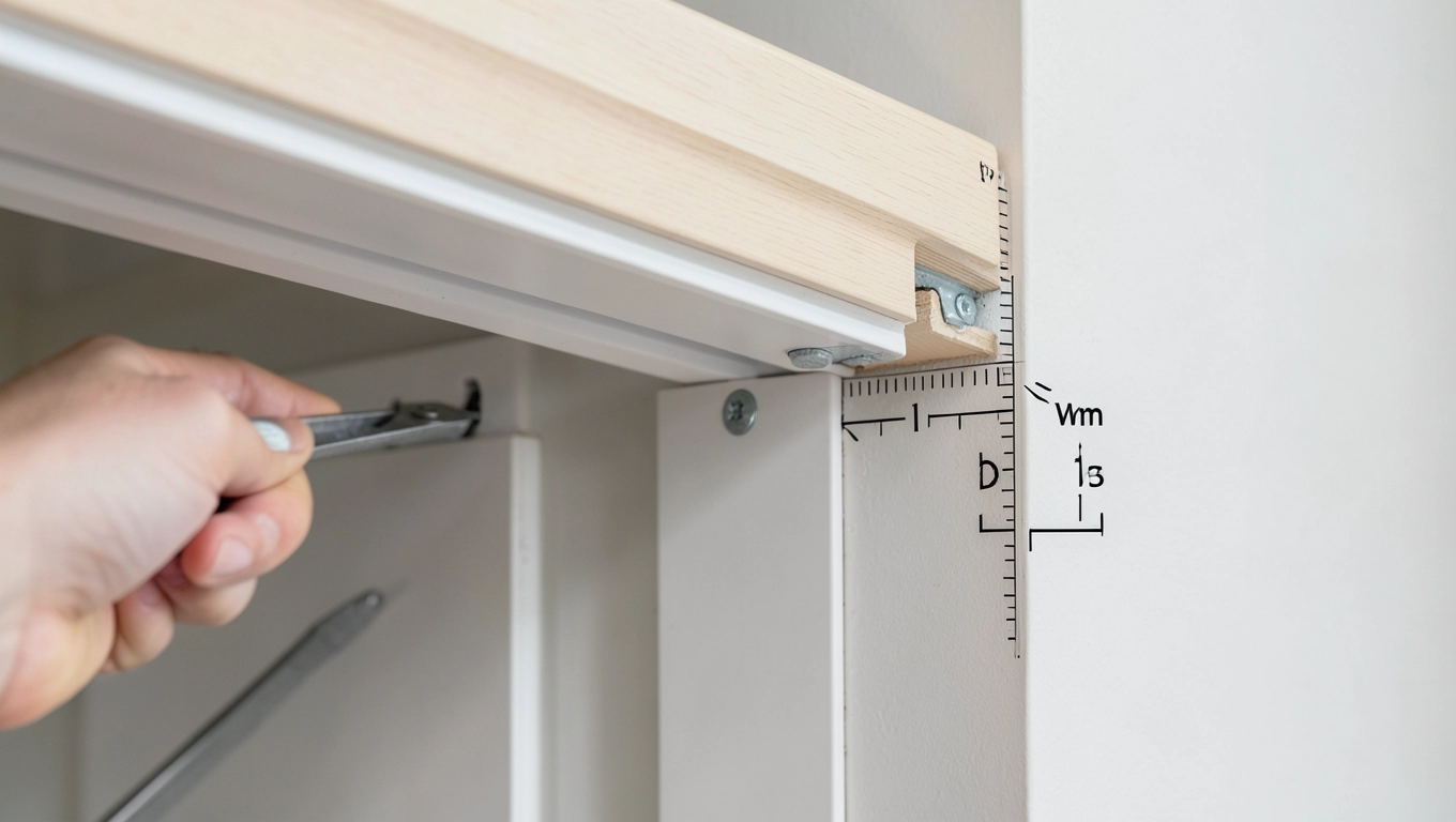 Montaż drzwi składanych do spiżarni