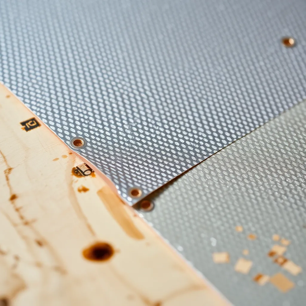 Montaż folii grzewczej na płycie OSB