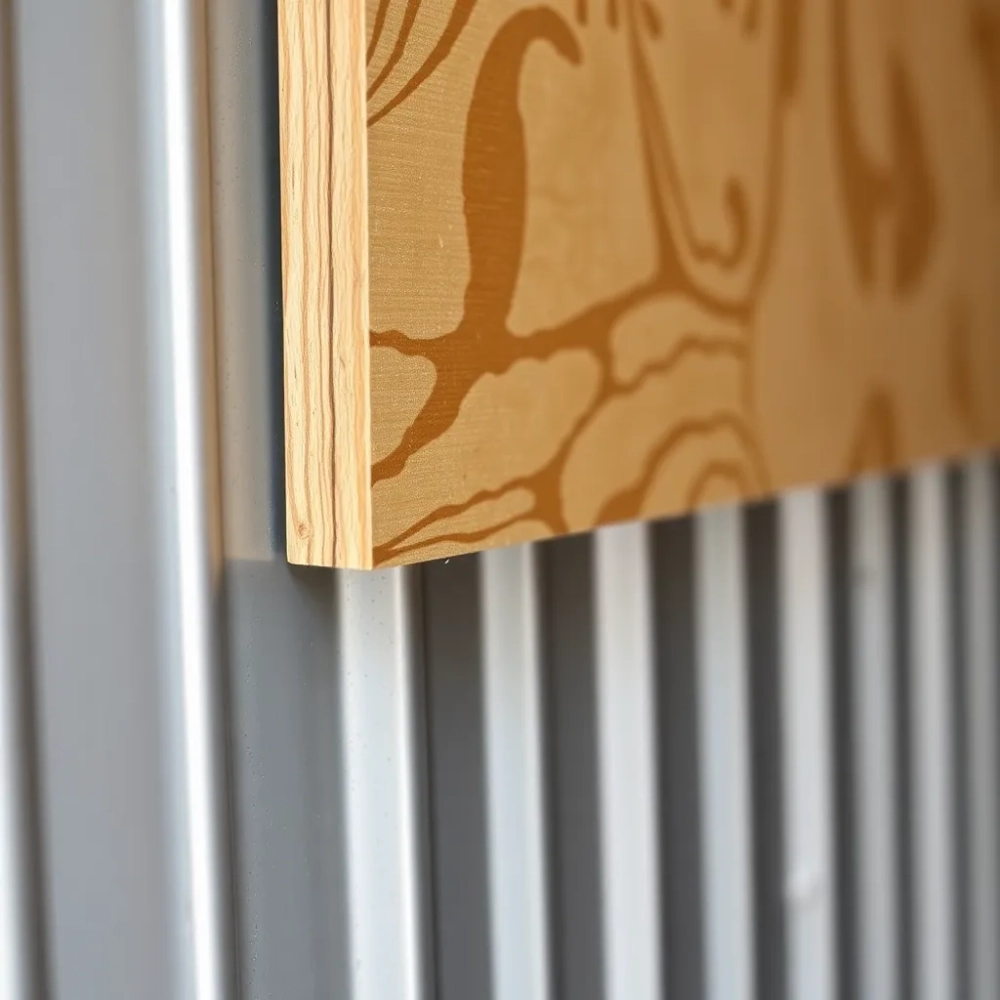 Montaż płyt OSB w garażu blaszanym