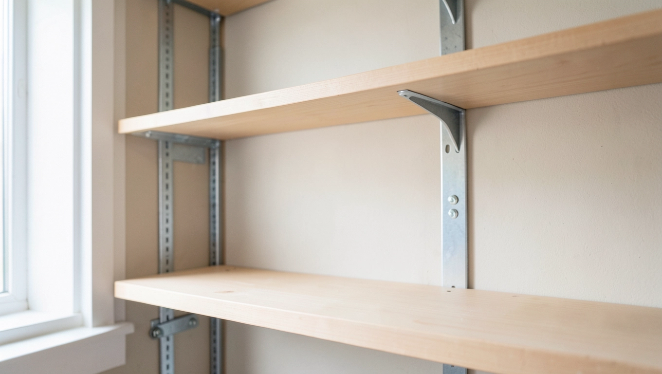 Montaż regałów w spiżarni krok po kroku