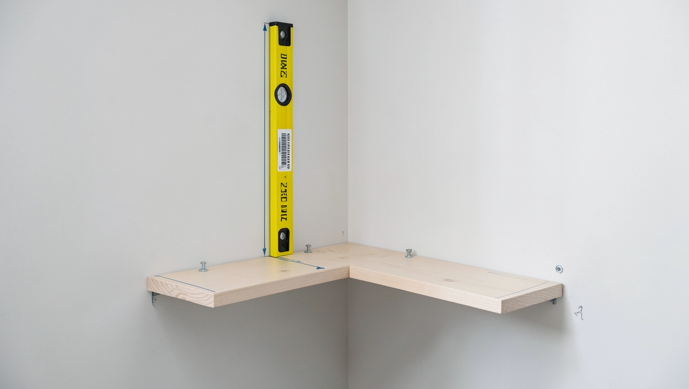 Montaż regału narożnego w spiżarni