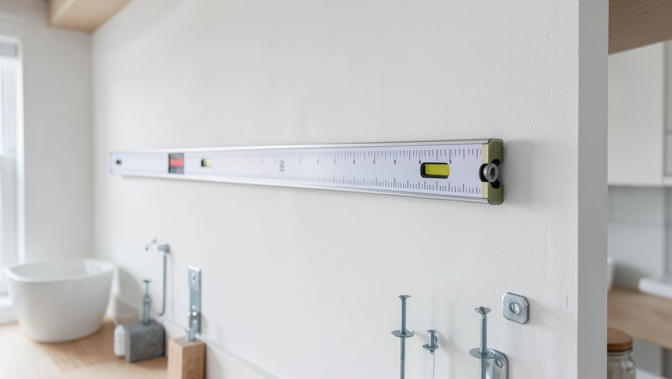 Montaż systemu półek na ścianie z GK w spiżarni