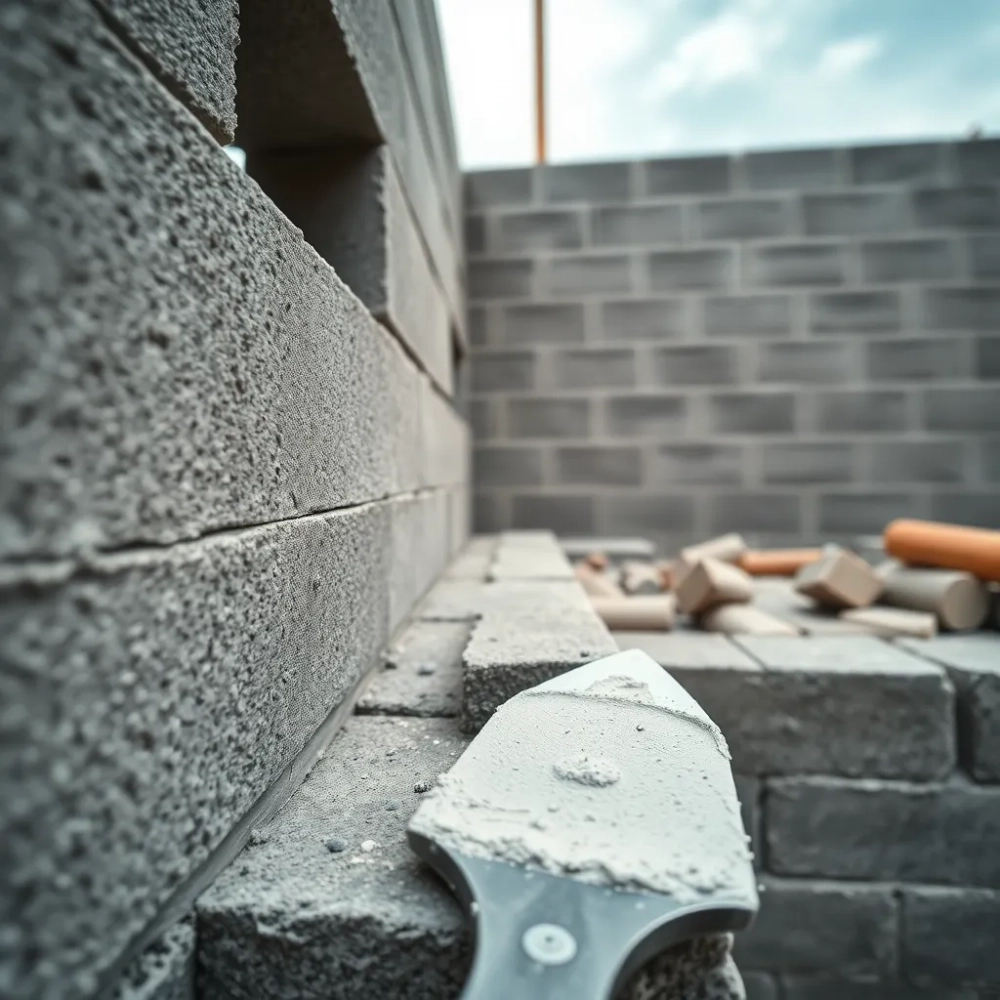 Murowanie z bloczka betonowego cena robocizny