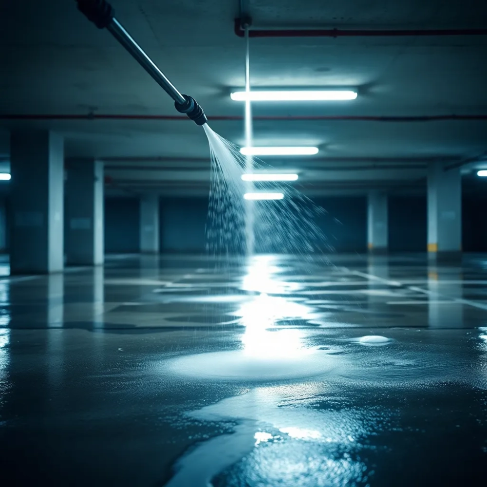Mycie garaży podziemnych